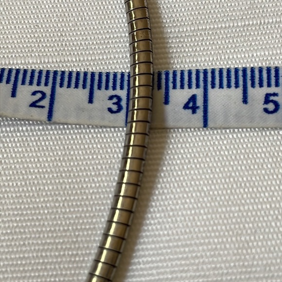 Sterling silver 925 Navajo walking Bear pendant fetish & Italian omega necklace - Picture 7 of 9